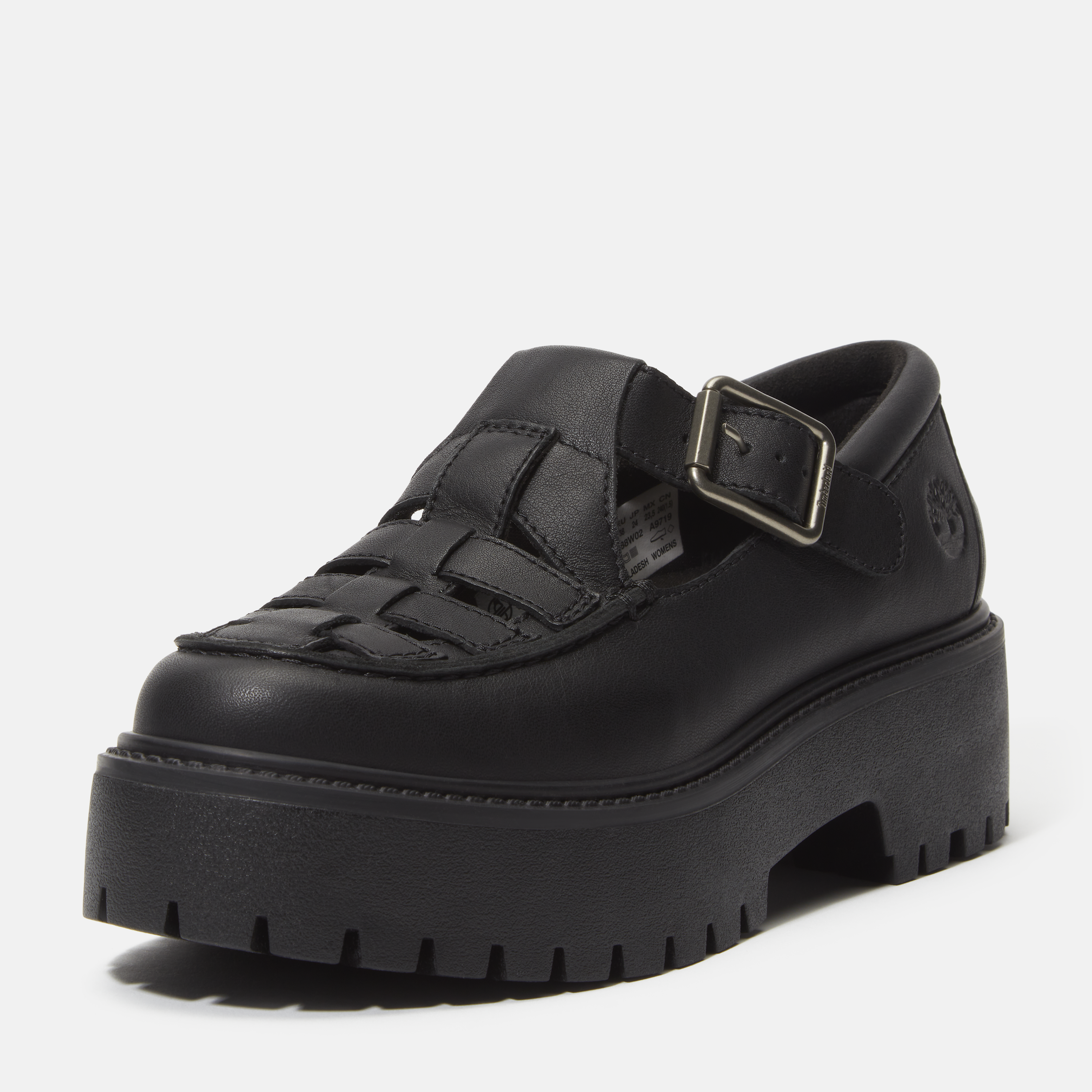 Stone Street Platform Buckle Shoe For Women