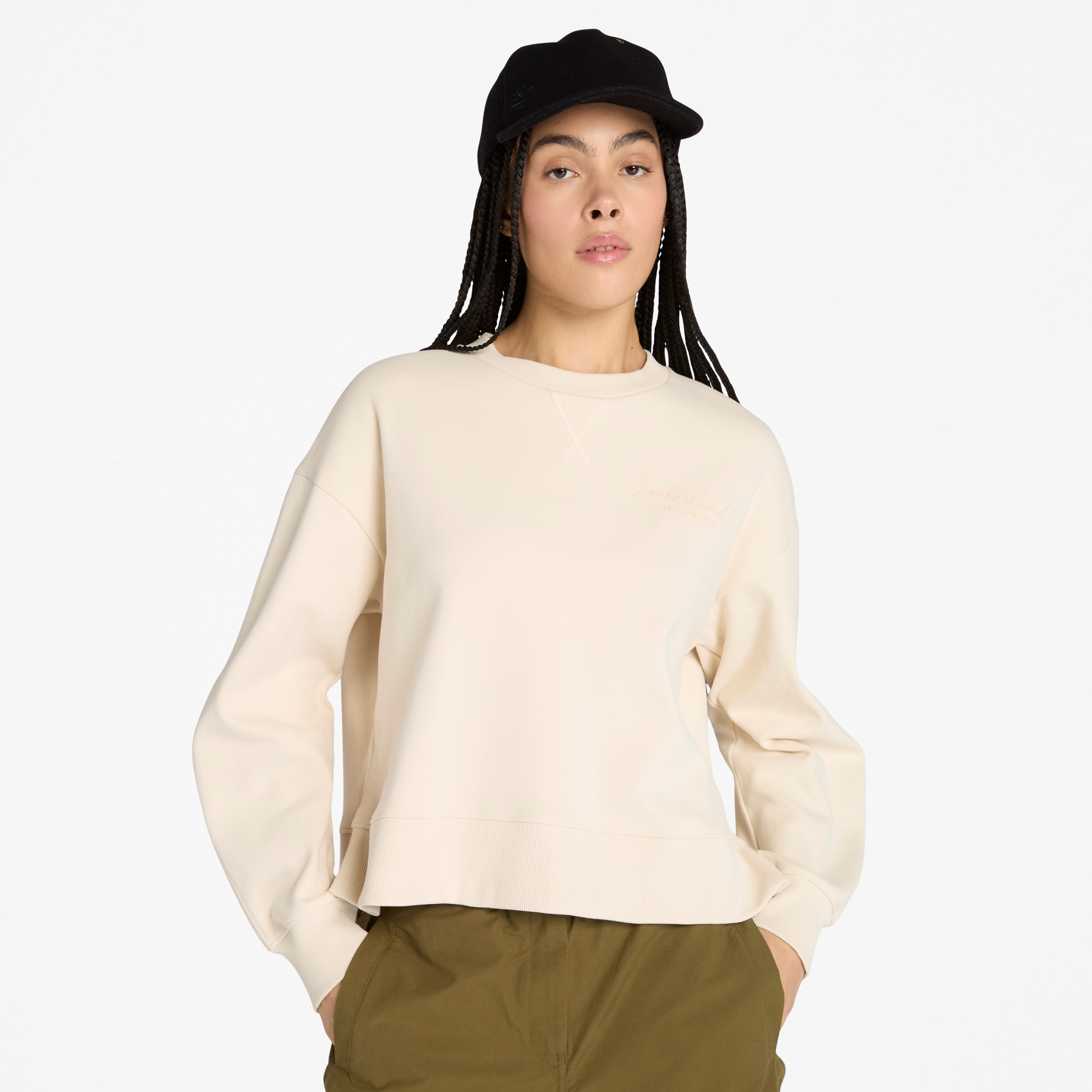 Lush Comfort Crew Sweatshirt  For Women
