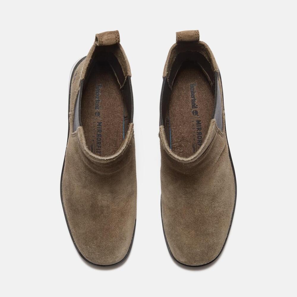 Bellevaux Mid Chelsea Suede Boot For Women