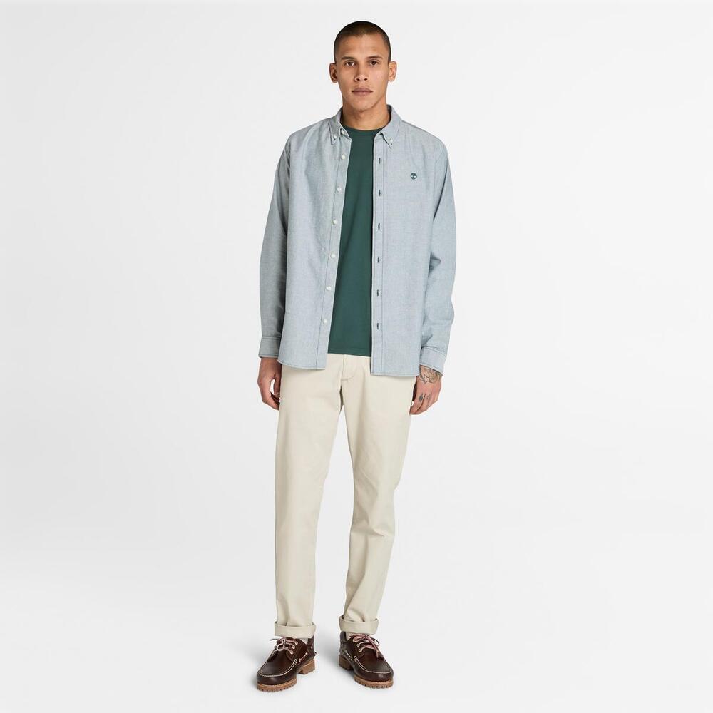 Oxford Striped Shirt  For Men