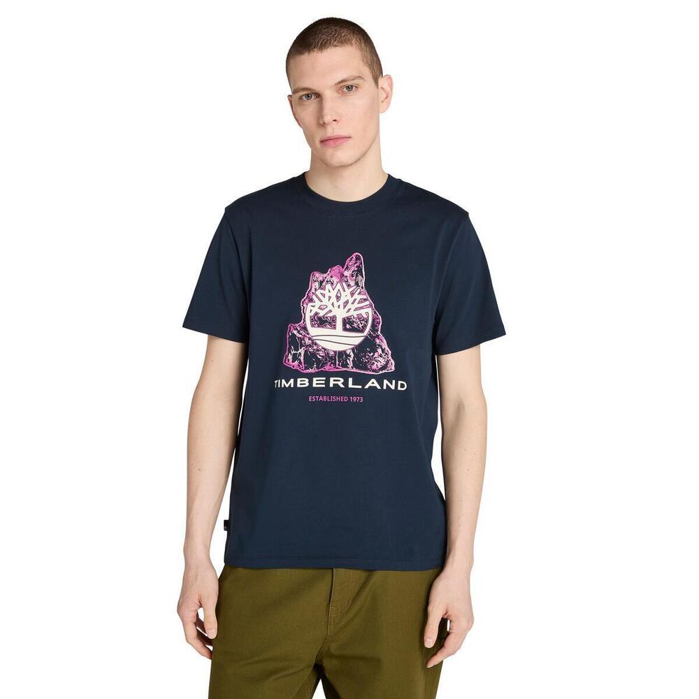 Front Seasonal Tree Logo Graphic T-Shirt For Men – Timberland