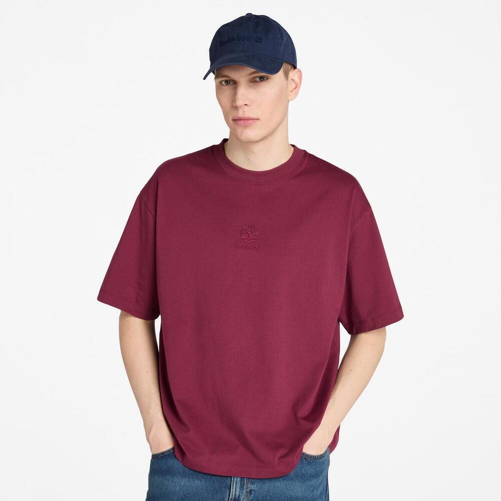 Hampthon Tonal Stack Logo T-Shirt  For Men