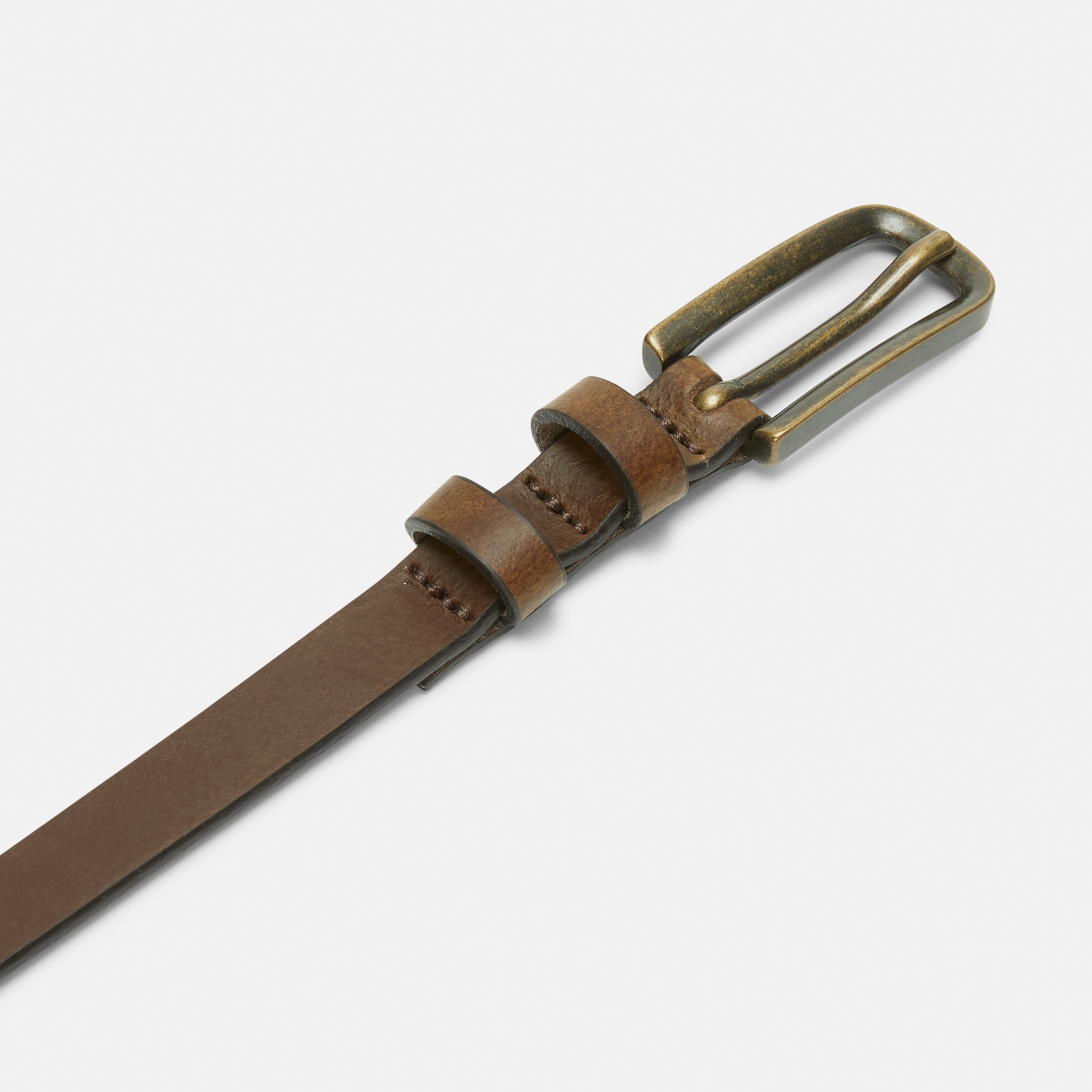 15mm Leather Belt With Studs for Women