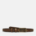 15mm Leather Belt With Studs for Women