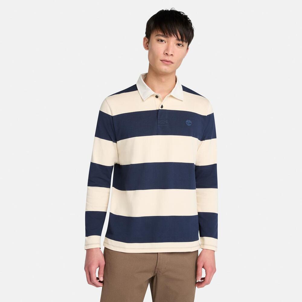 Rugby Long Sleeve Polo For Men