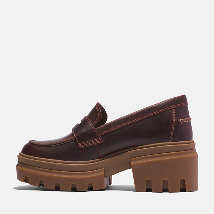 TIMBERLAND LOAFER PLATFORM FOR WOMEN IN DARK BROWN