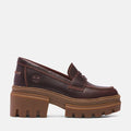 TIMBERLAND LOAFER PLATFORM FOR WOMEN IN DARK BROWN