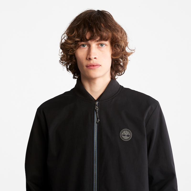 TIMBERLAND  DURABLE-WATER-REPELLENT BOMBER JACKET FOR MEN IN BLACK
