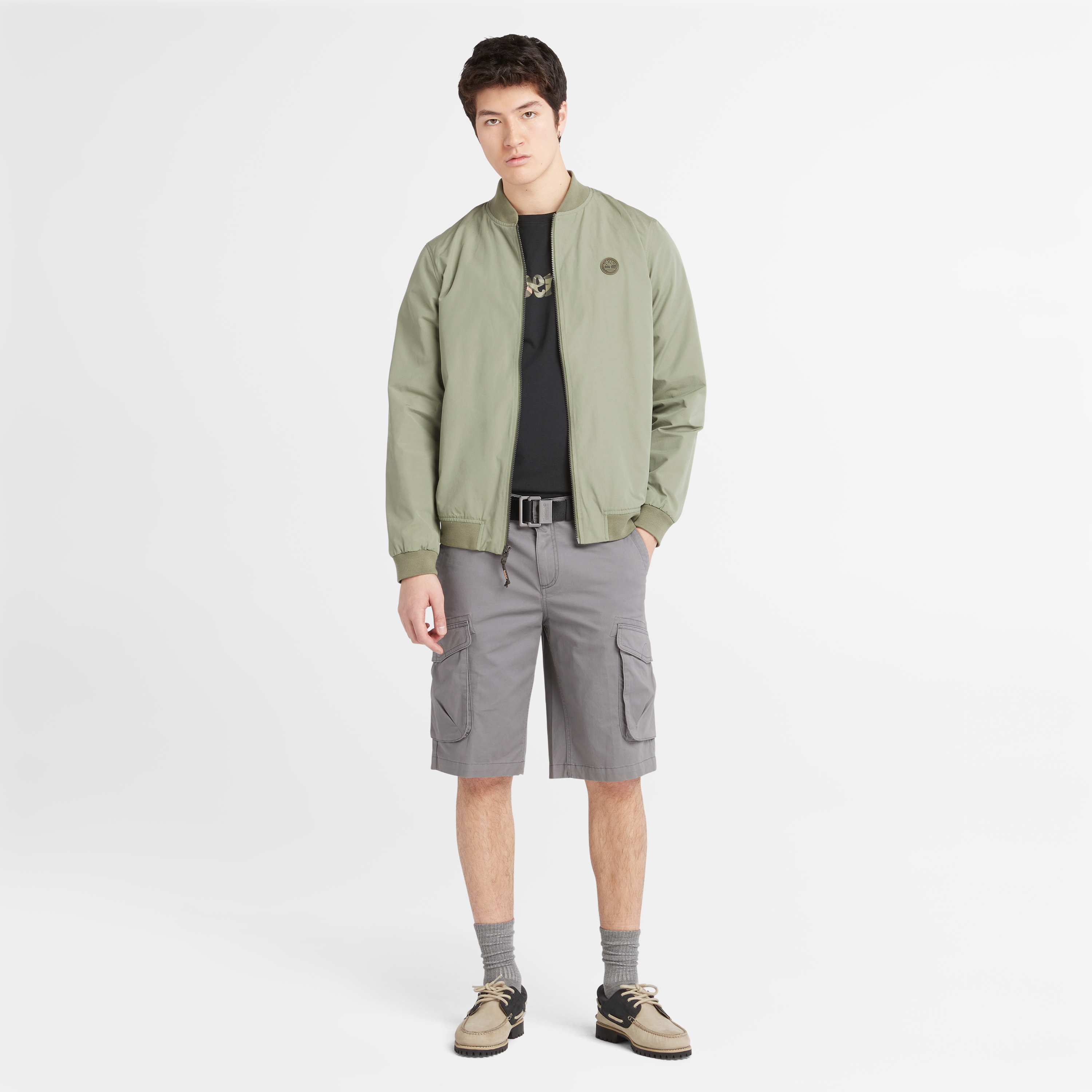 TIMBERLAND DWR BOMBER JACKET FOR MEN IN GREEN