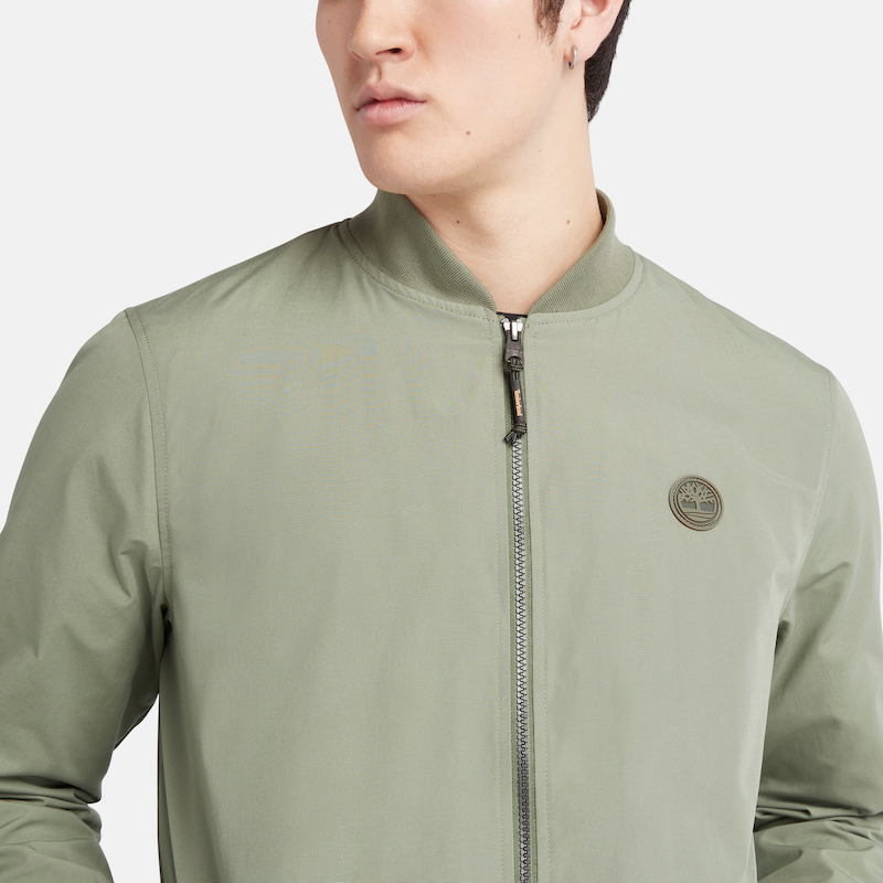 TIMBERLAND DWR BOMBER JACKET FOR MEN IN GREEN