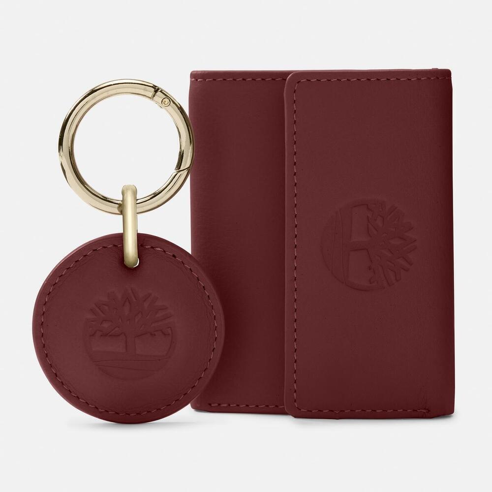 Trifold Wallet & Fob Gift Set For Women