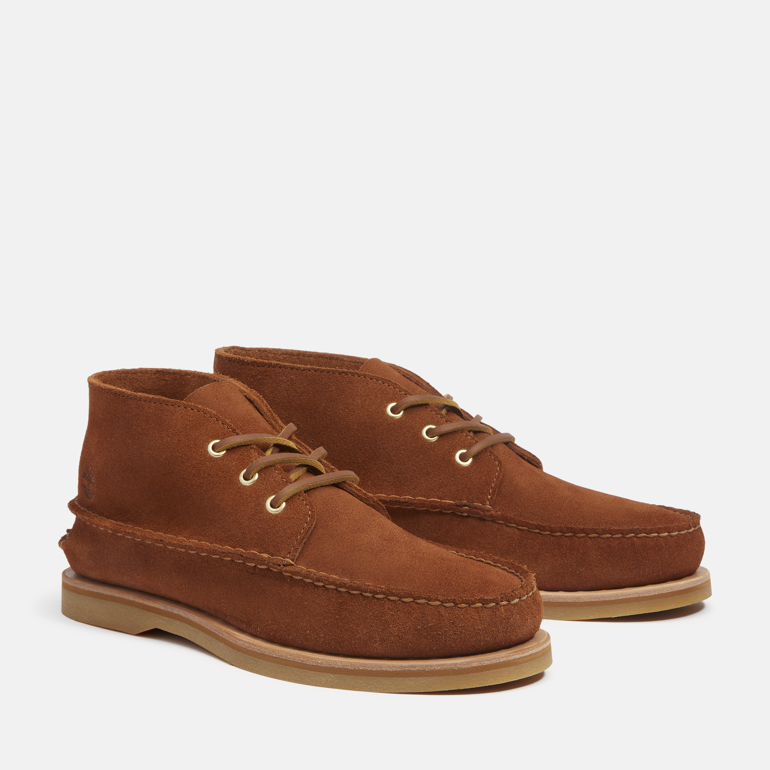 Crafted Boat Mid Lace Up Suede Boot For Men
