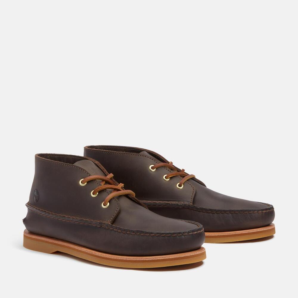 Crafted Boat Mid Lace Up Boot For Men
