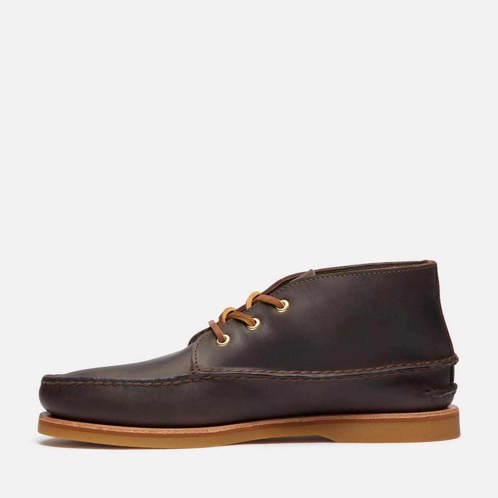 Crafted Boat Mid Lace Up Boot For Men