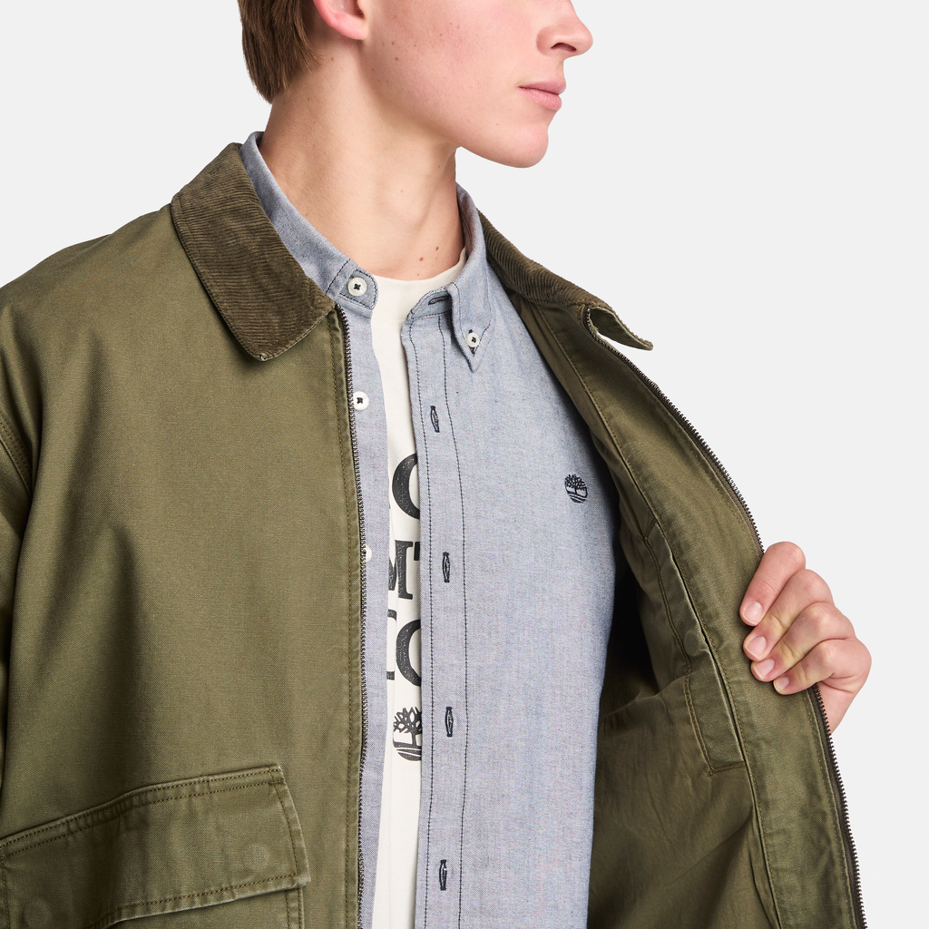 Strafford Washed Canvas Jacket For Men