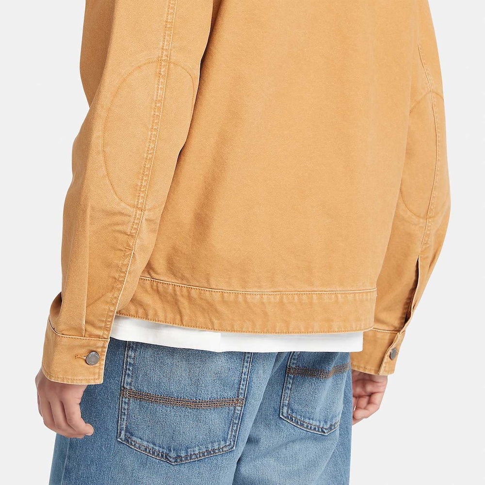 Stafford Washed Canvas Jacket For Men In Wheat – Timberland South
