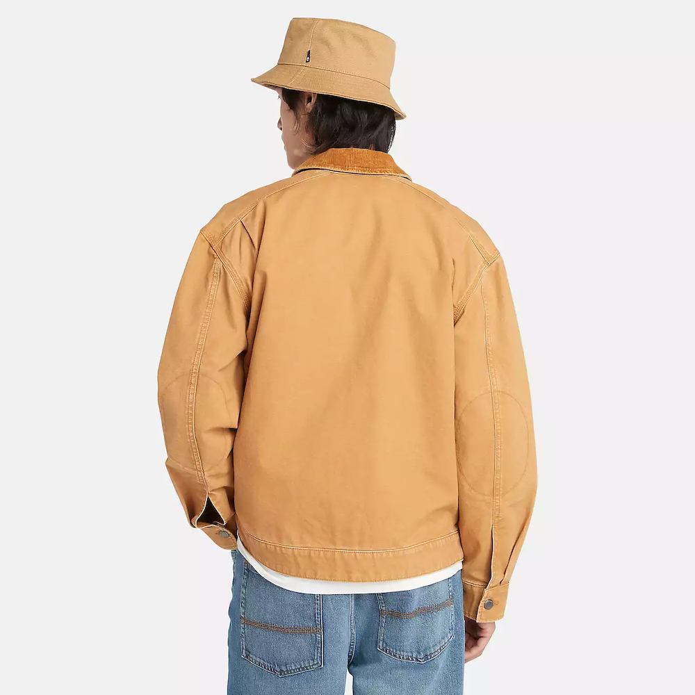 TIMBERLAND STAFFORD WASHED CANVAS JACKET FOR MEN IN WHEAT