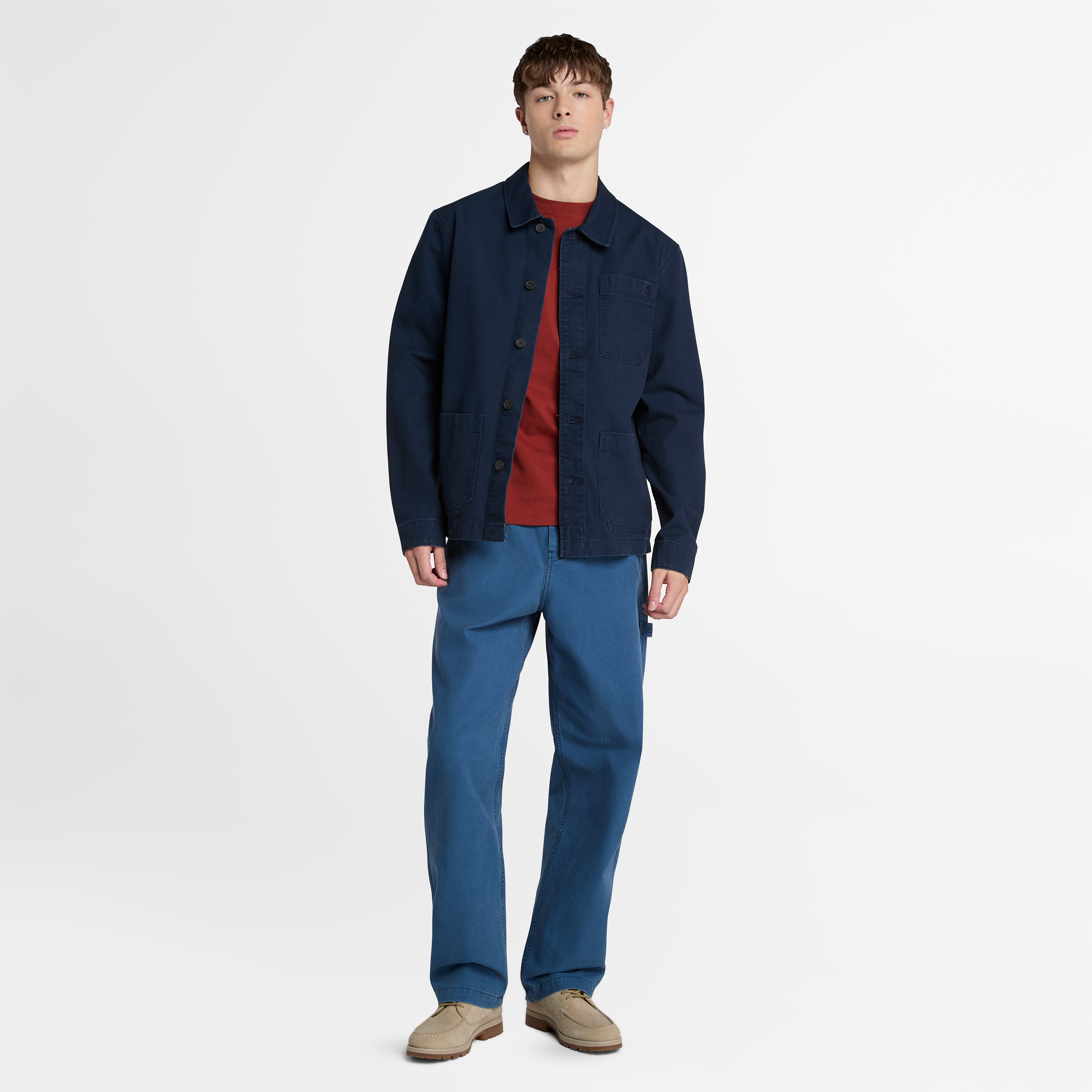 Kempshire Washed Canvas Chore Jacket for Men