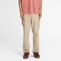 TIMBERLAND BROOKLINE TWILL CARGO TROUSERS FOR MEN IN BEIGE