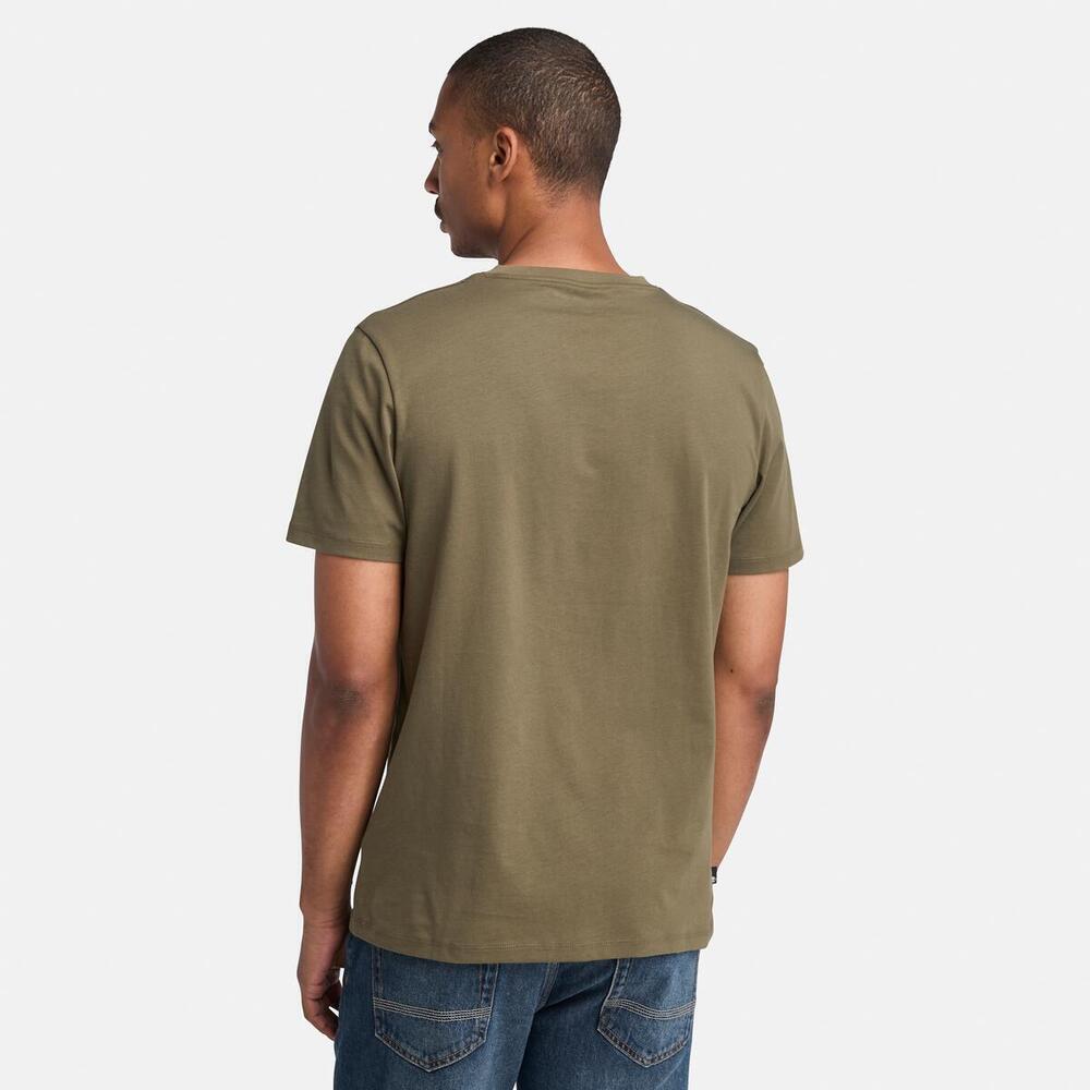Kennebec River Linear Logo Short Sleeve T-Shirt For Men