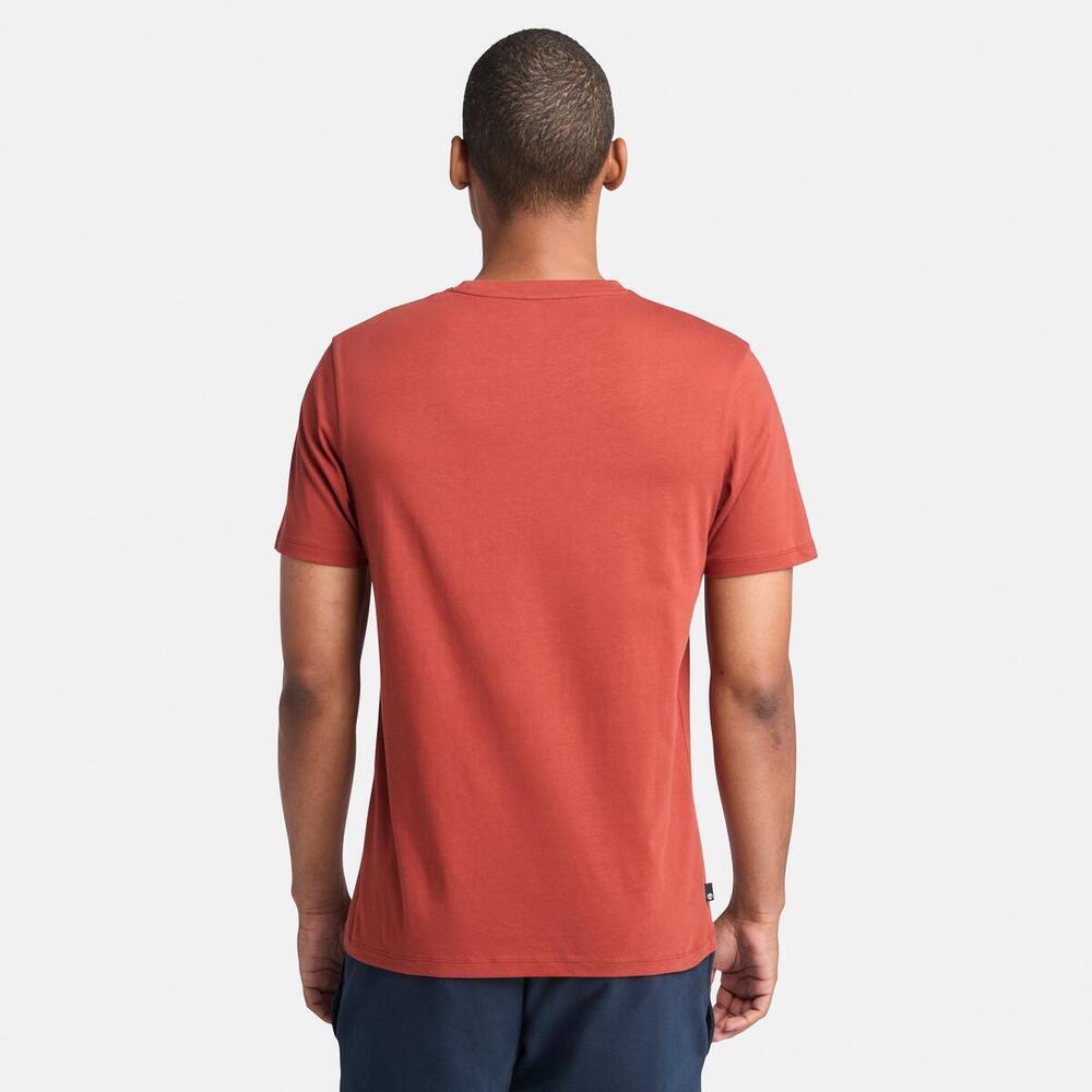 Kennebec River Linear Logo Short Sleeve T-Shirt For Men