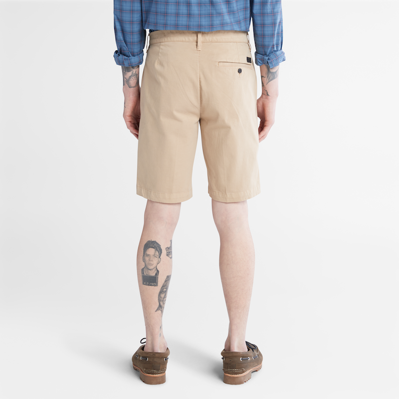 TIMBERLAND SQUAM LAKE ULTRASTRETCH SHORTS FOR MEN IN BEIGE