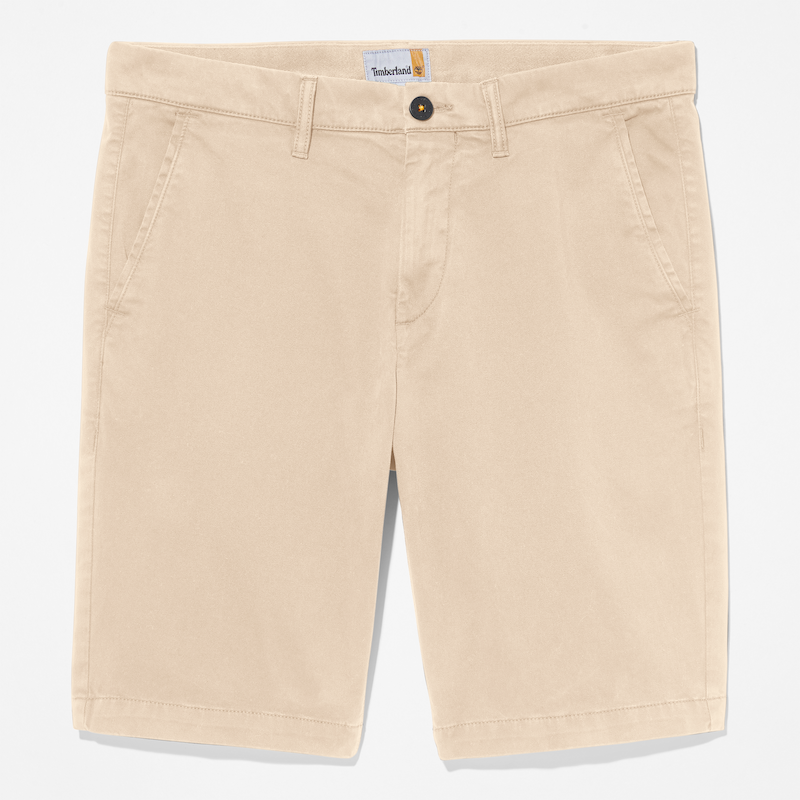 TIMBERLAND SQUAM LAKE ULTRASTRETCH SHORTS FOR MEN IN BEIGE