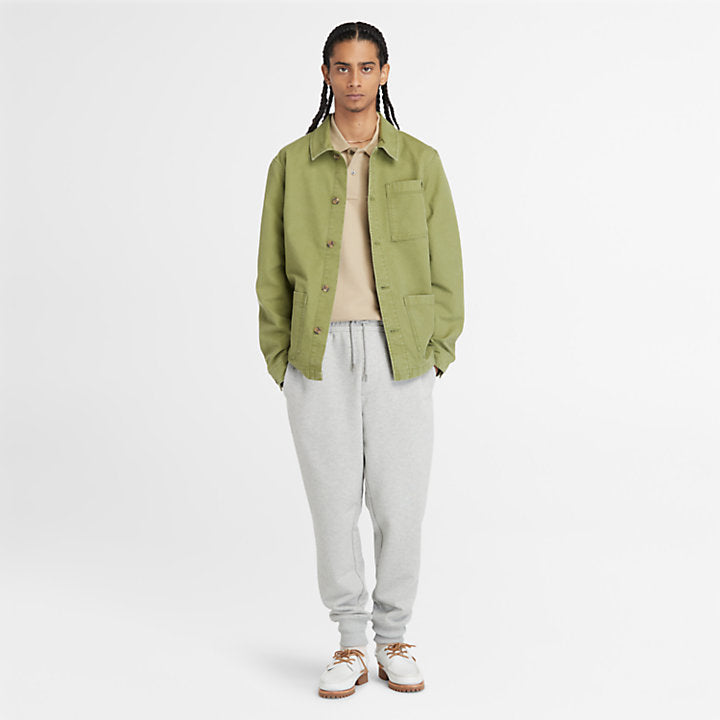 TIMBERLAND EXETER RIVER LOOPBACK SWEATPANTS FOR MEN IN PALE GREY