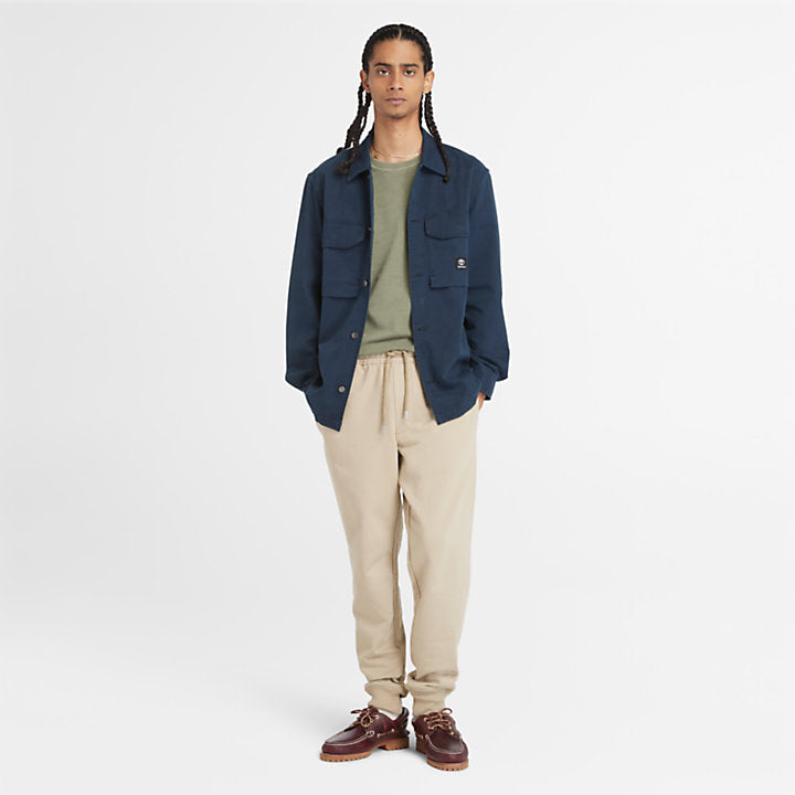 TIMBERLAND EXETER RIVER LOOPBACK SWEATPANTS FOR MEN IN BEIGE