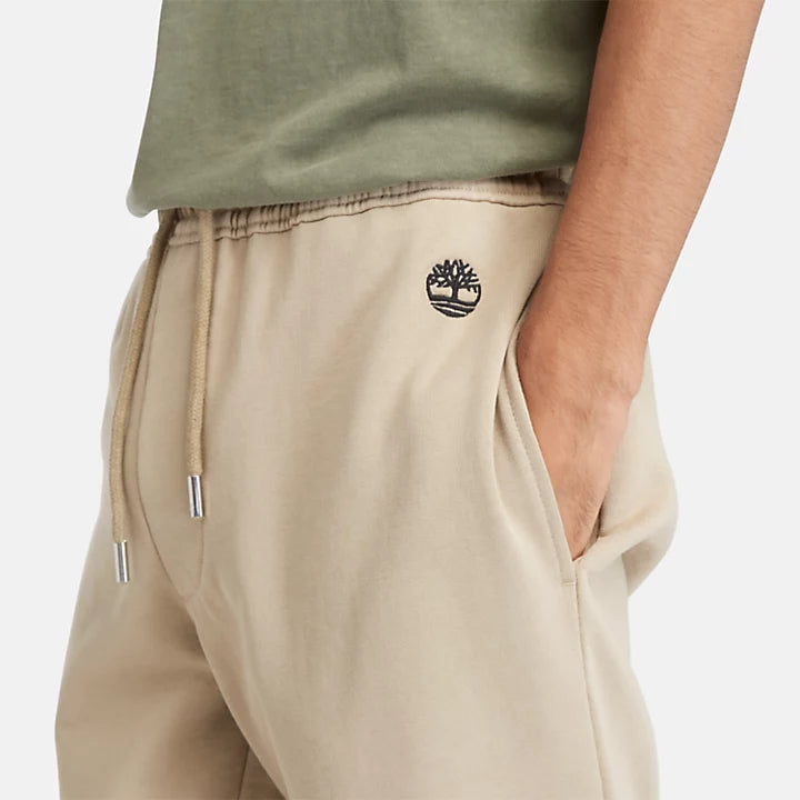 TIMBERLAND EXETER RIVER LOOPBACK SWEATPANTS FOR MEN IN BEIGE