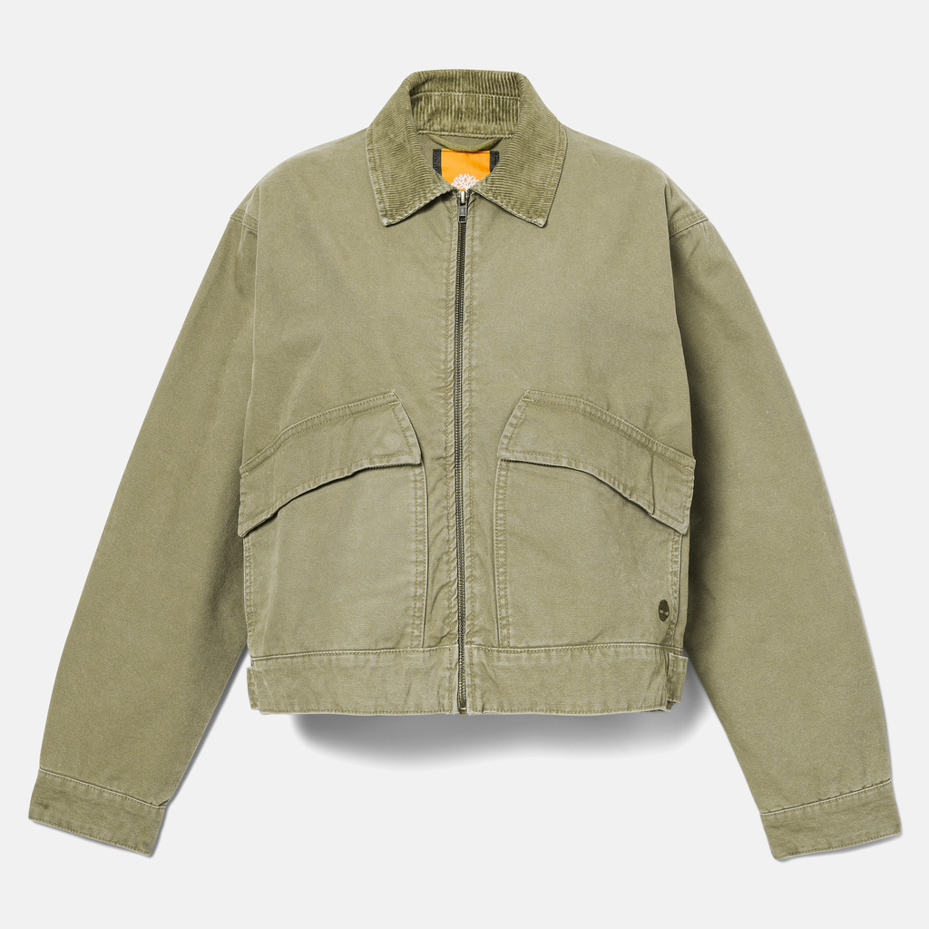 Strafford Bomber Washed Canvas Jacket For Women