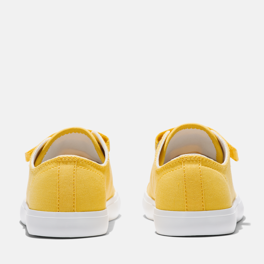 TIMBERLAND NEWPORT CANVAS 2-STRAP SNEAKER FOR YOUTH IN YELLOW