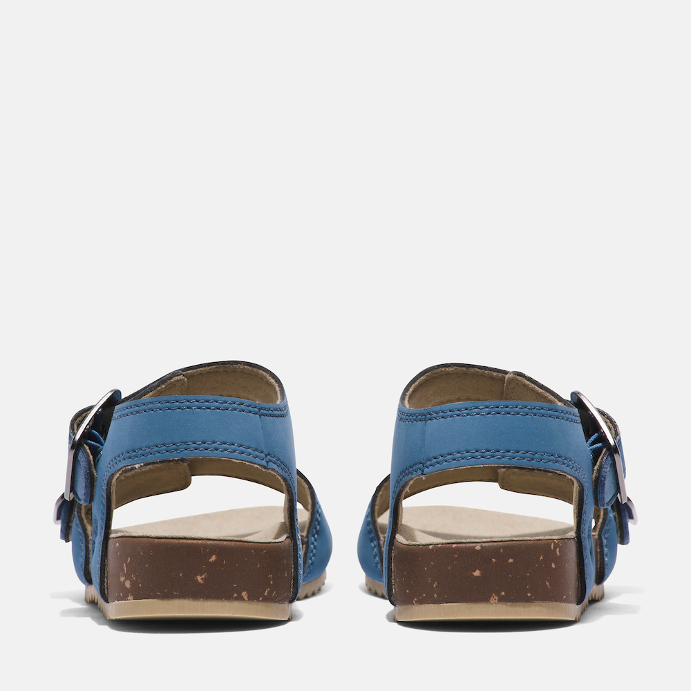 TIMBERLAND CASTLE ISLAND 2-STRAP SANDAL FOR TODDLER IN BLUE