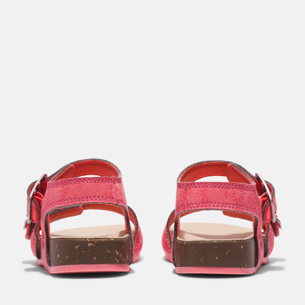 TIMBERLAND CASTLE ISLAND 2-STRAP SANDAL FOR TODDLER IN PINK