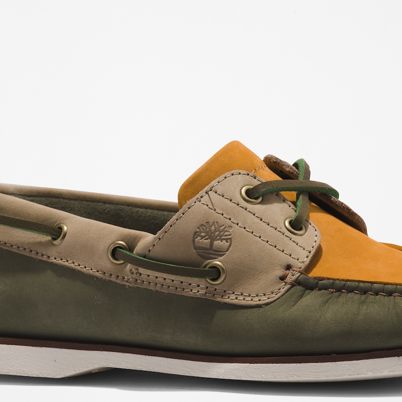 Timberland Authentic 2-Eye Boat Shoe For Men In Tan & Khaki