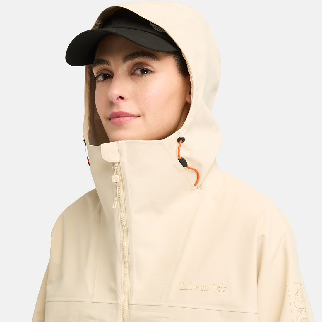 Caps Ridge Mobi Flex Tech 3 Layer Waterproof Jacket for Women in Beige