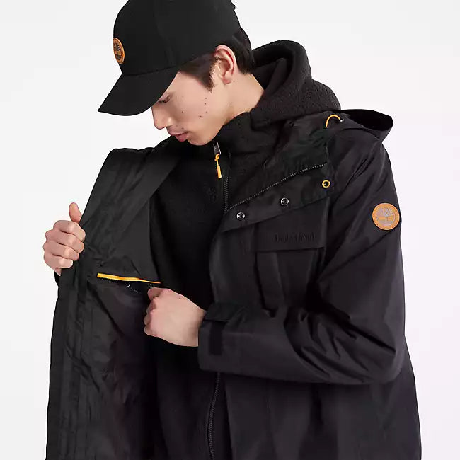TIMBERLAND BENTON WATERPROOF 3-IN-1 JACKET FOR MEN IN BLACK