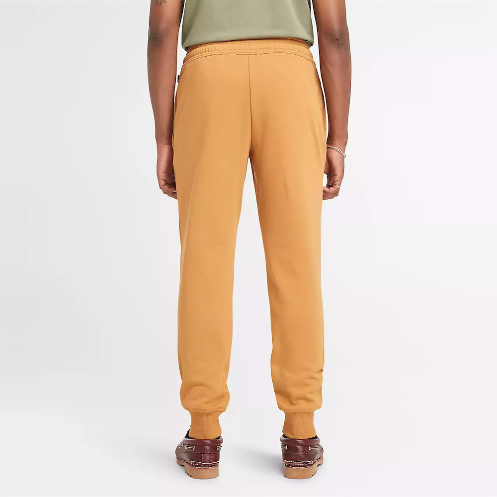 TIMBERLAND KENNEBEC RIVER LINEAR LOGO SWEATPANTS FOR MEN IN WHEAT