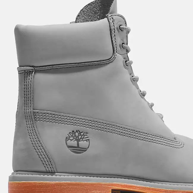Mens grey top timberland boots