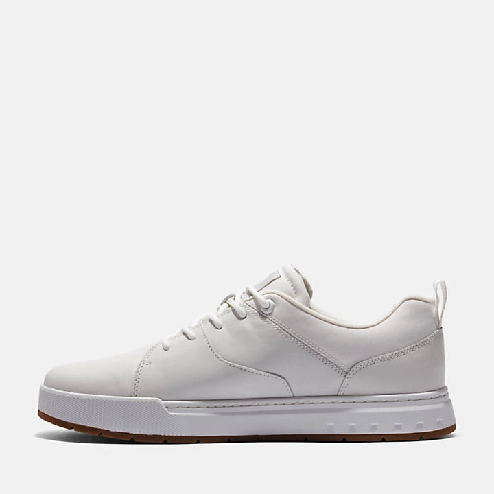 Timberland Maple Grove Leather Sneaker For Men In White