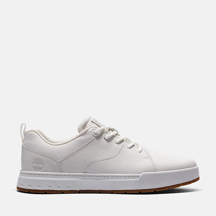 Timberland Maple Grove Leather Sneaker For Men In White