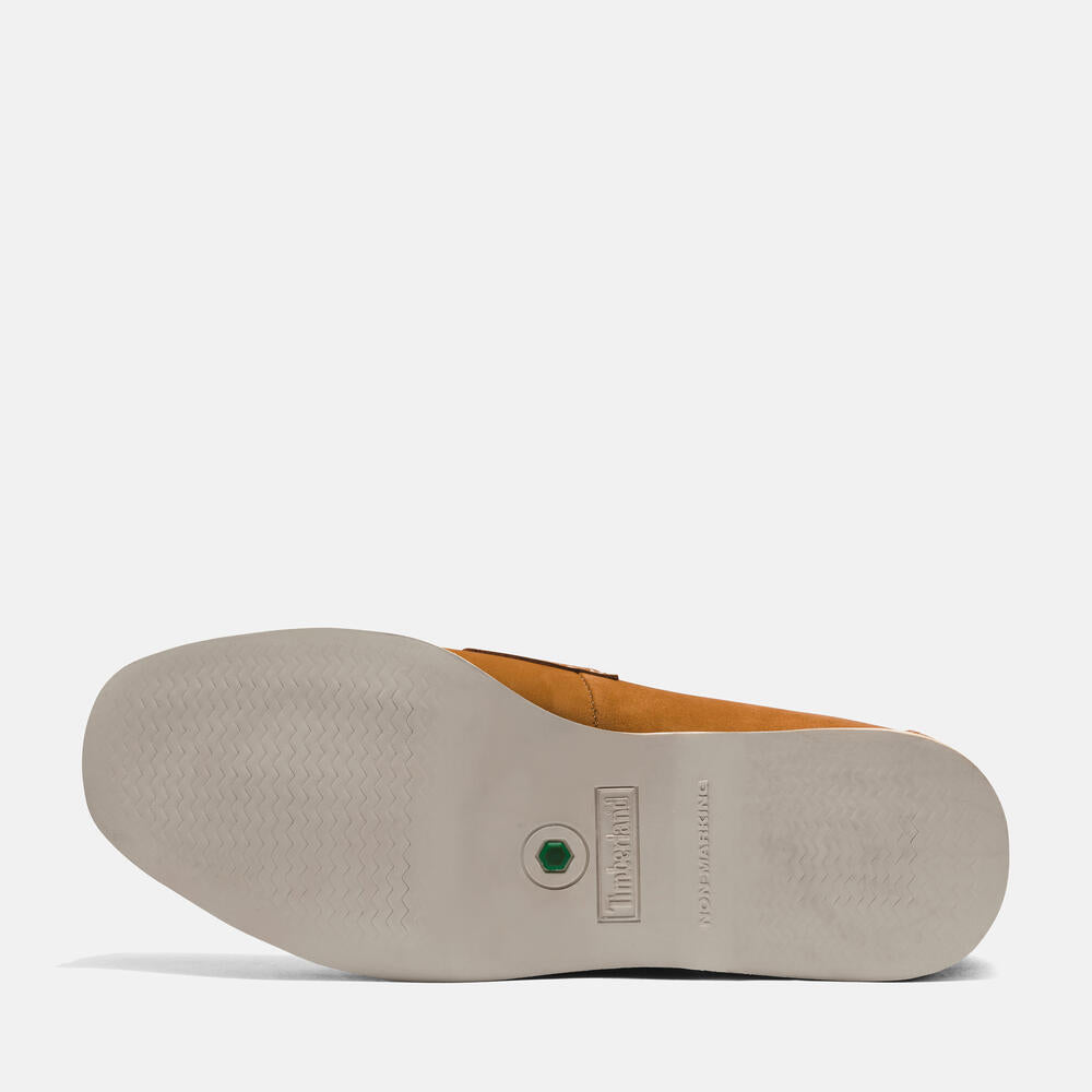 TIMBERLAND CLASSIC SLIP-ON BOAT SHOE FOR MEN IN LIGHT BROWN