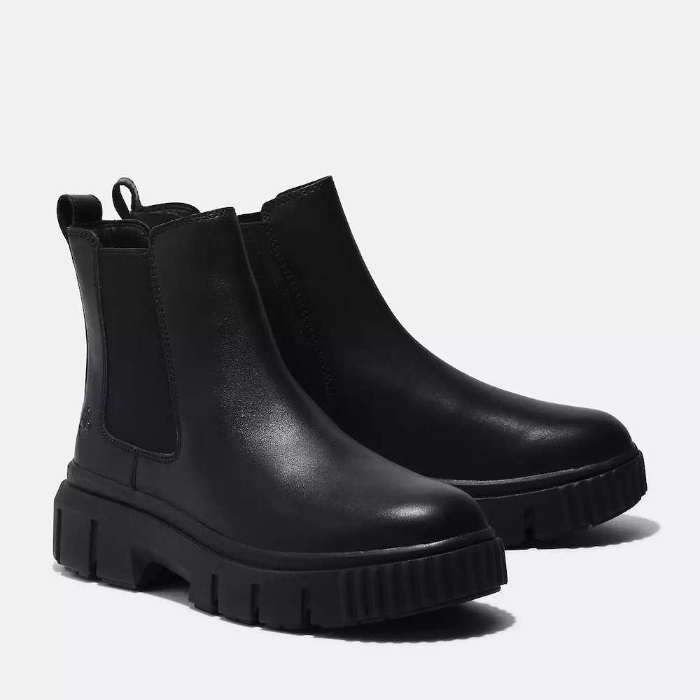 TIMBERLAND GREYFIELD MID CHELSEA BOOT FOR WOMEN IN BLACK