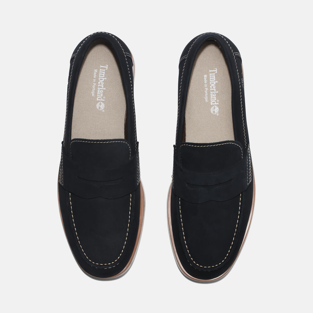TIMBERLAND CLASSIC SLIP-ON BOAT SHOE FOR MEN IN NAVY