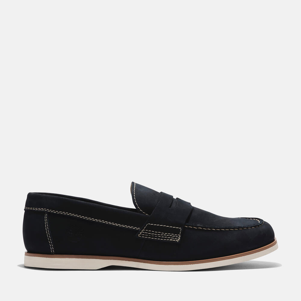 TIMBERLAND CLASSIC SLIP-ON BOAT SHOE FOR MEN IN NAVY