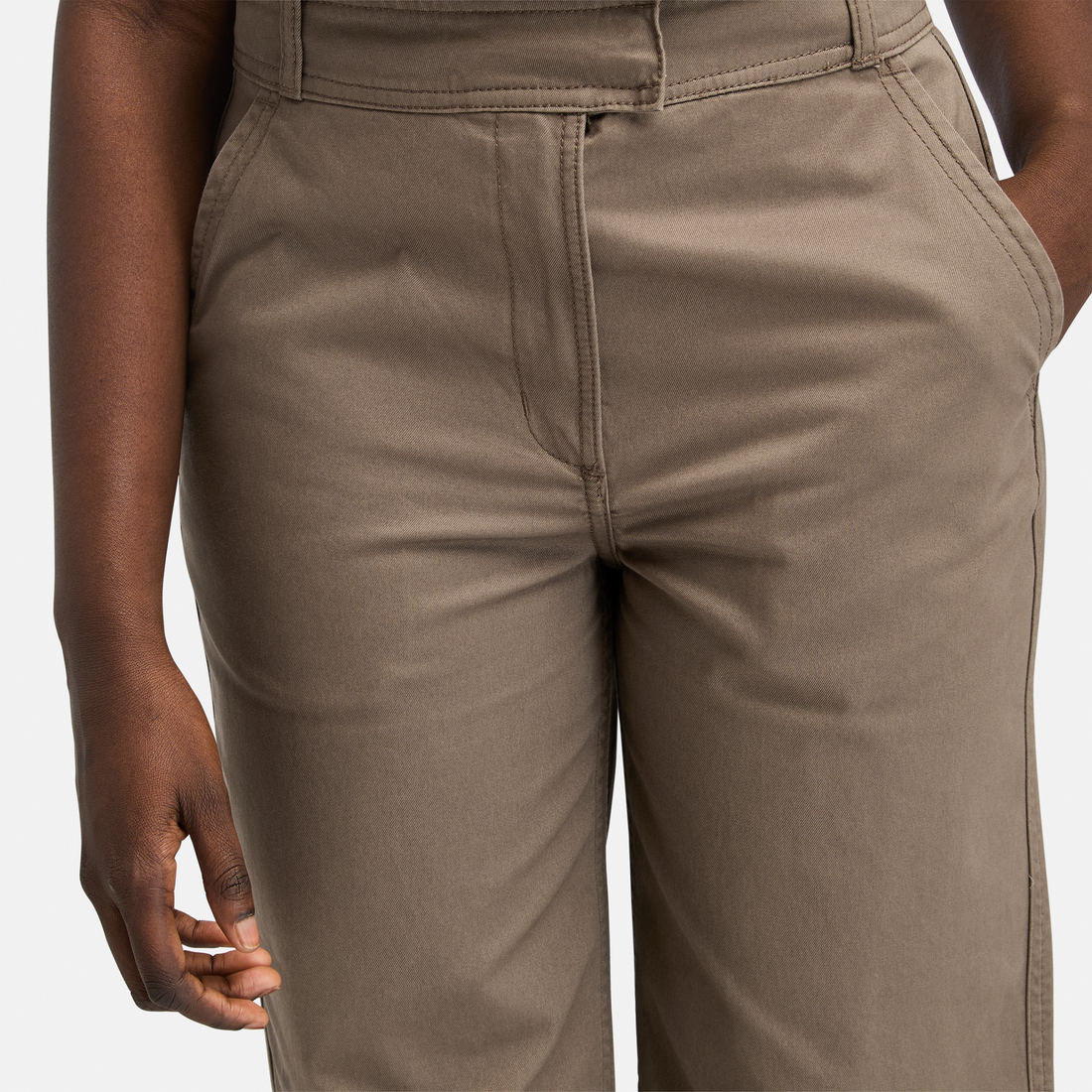 Claremont Classic Straight Leg Chino Pants for Women