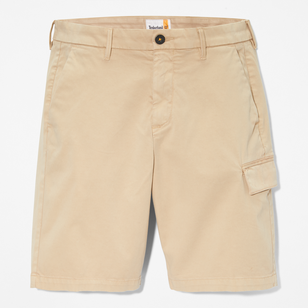 TIMBERLAND OUTDOOR HERITAGE CARGO SHORTS FOR MEN IN BEIGE