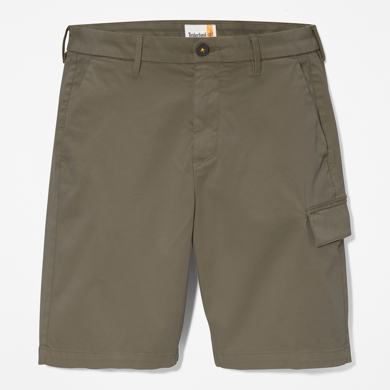 TIMBERLAND SQUAM LAKE ULTRASTRETCH CARGO SHORTS FOR MEN IN ARMY GREEN