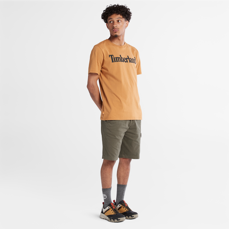 TIMBERLAND SQUAM LAKE ULTRASTRETCH CARGO SHORTS FOR MEN IN ARMY GREEN