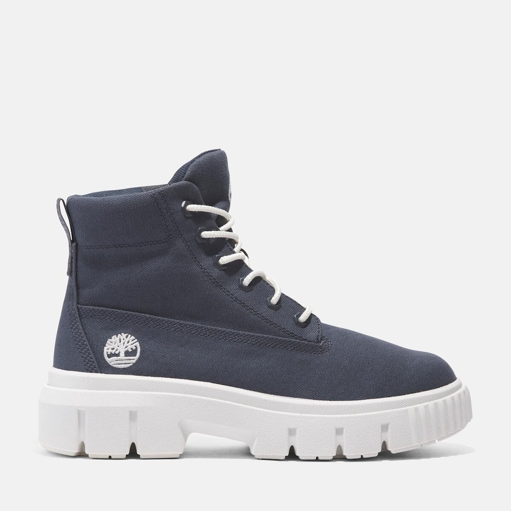 TIMBERLAND GREYFIELD MID LACE-UP BOOT FOR WOMEN IN DARK BLUE